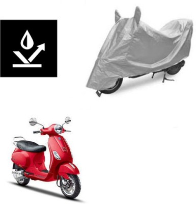 Feel heaven Two Wheeler Cover for Piaggio(Vespa VXL, Silver)