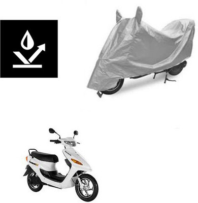 Atulit enterprises Two Wheeler Cover for Indus(Yo Electron, Silver)