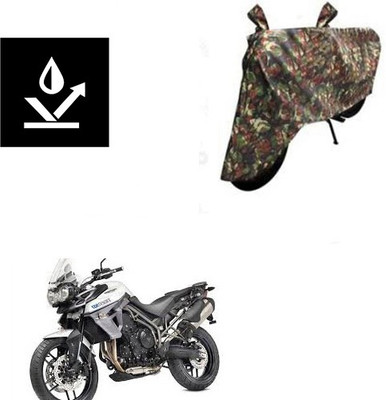 Feel heaven Two Wheeler Cover for Triumph(Tiger 800 XR, Multicolor)