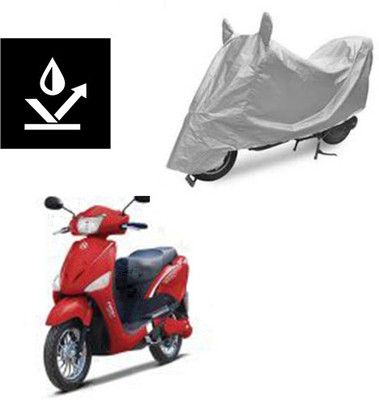 Feel heaven Two Wheeler Cover for Hero(E Scoot, Silver)