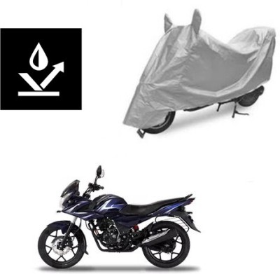 Atulit enterprises Two Wheeler Cover for Bajaj(Discover 150 f, Silver)