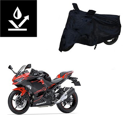 Feel heaven Two Wheeler Cover for Kawasaki(Ninja 250, Black)