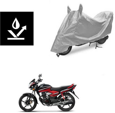 Atulit enterprises Two Wheeler Cover for Honda(CB Shine, Silver)
