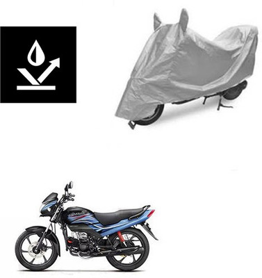 saanvi Two Wheeler Cover for Honda(Passion Pro, Silver)