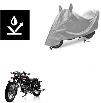 Feel heaven Two Wheeler Cover for Royal Enfield(Electra Delux, Silver)