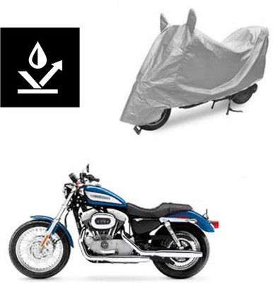 Atulit enterprises Two Wheeler Cover for Harley Davidson(XL 883, Silver)