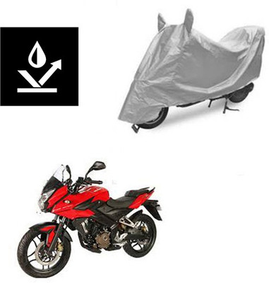 Atulit enterprises Two Wheeler Cover for Bajaj(Pulsar AS 150, Silver)