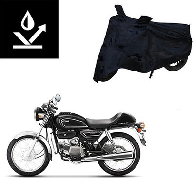 saanvi Two Wheeler Cover for Hero(Splendor Pro Classic, Black)