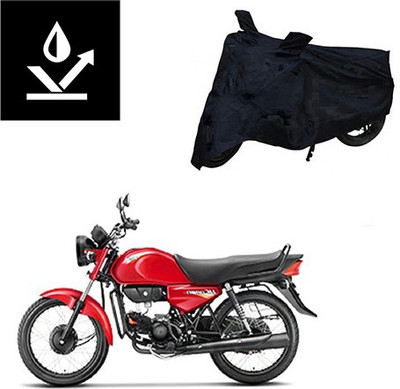 saanvi Two Wheeler Cover for Hero(CD Dawn, Black)