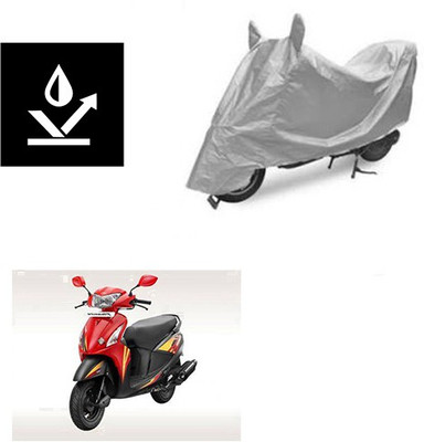 Feel heaven Two Wheeler Cover for Hero(Pleasure, Silver)