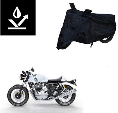 Feel heaven Two Wheeler Cover for Royal Enfield(Continental GT, Black)