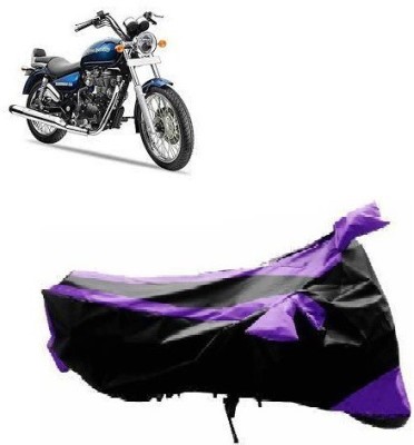 Bull Rider Waterproof Two Wheeler Cover for Royal Enfield(Thunderbird 350, Purple)