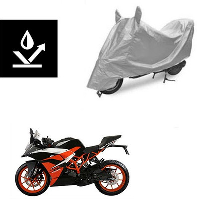 Atulit enterprises Two Wheeler Cover for KTM(RC 390, Silver)