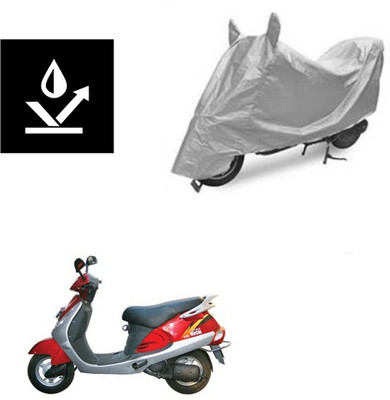 Atulit enterprises Two Wheeler Cover for Kinetic(Nova, Silver)
