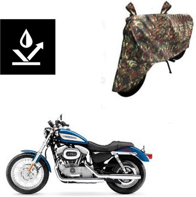 Feel heaven Two Wheeler Cover for Harley Davidson(XL 883, Multicolor)