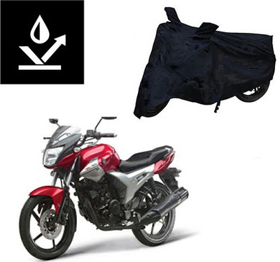 Feel heaven Two Wheeler Cover for Yamaha(SZ X, Black)