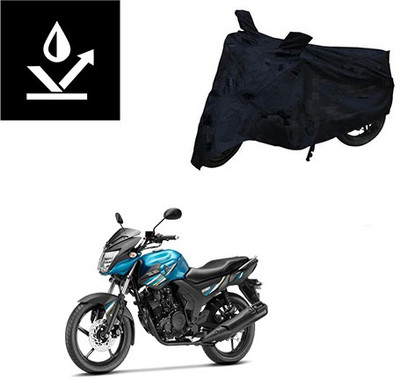 saanvi Two Wheeler Cover for Yamaha(SZ-RR, Black)