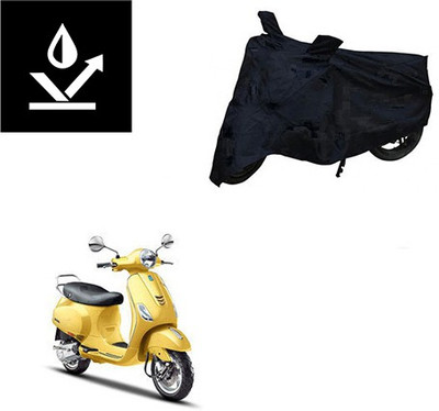 Feel heaven Two Wheeler Cover for Piaggio(Vespa SXL, Black)