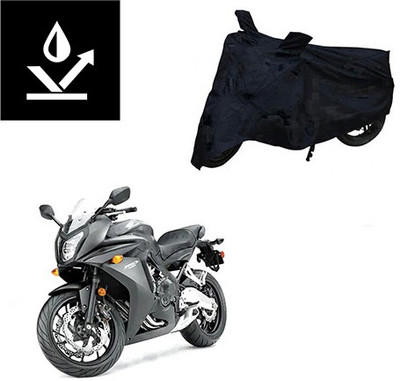 Feel heaven Two Wheeler Cover for Honda(CBR 650F, Black)