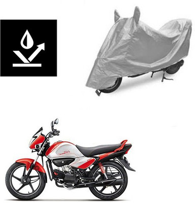 Atulit enterprises Two Wheeler Cover for Hero(Splendor I Smart, Silver)