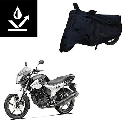 saanvi Two Wheeler Cover for Yamaha(SZ R, Black)