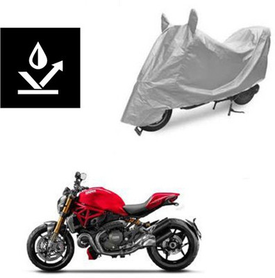 Feel heaven Two Wheeler Cover for Ducati(Monster 795, Silver)