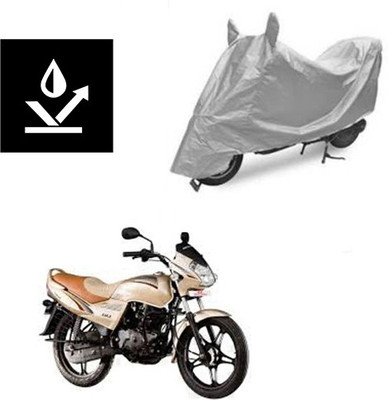 saanvi Two Wheeler Cover for LML(Freedom, Silver)