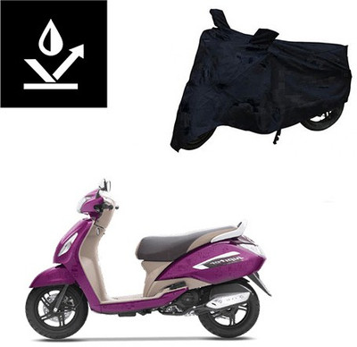 Feel heaven Two Wheeler Cover for TVS(Jupiter, Black)