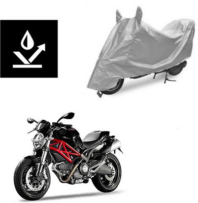 Atulit enterprises Two Wheeler Cover for Ducati(Monster 796 S2R, Silver)