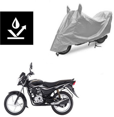 Atulit enterprises Two Wheeler Cover for Bajaj(Platina 100 DTS-i, Silver)