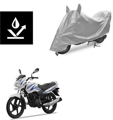 Atulit enterprises Two Wheeler Cover for TVS(Star Sport, Silver)
