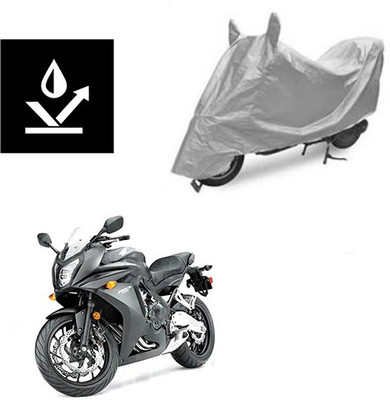 Atulit enterprises Two Wheeler Cover for Honda(CBR 650F, Silver)