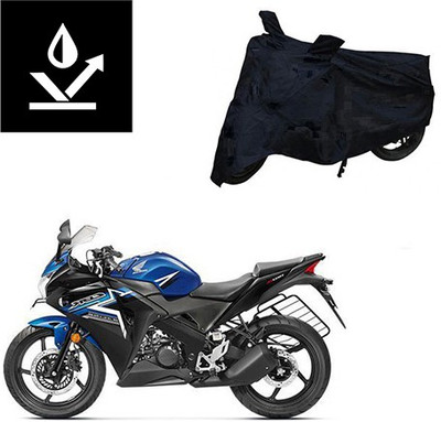 Feel heaven Two Wheeler Cover for Honda(CBR 150R, Black)