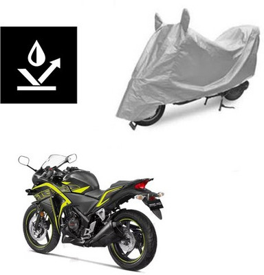 Atulit enterprises Two Wheeler Cover for Honda(CBR 250R, Silver)
