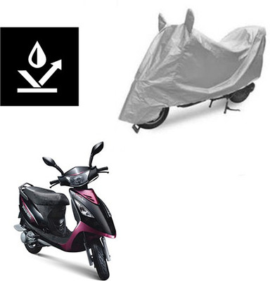 Atulit enterprises Two Wheeler Cover for TVS(Scooty Streak, Silver)