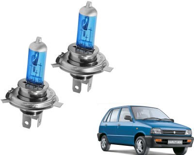 WolkomHome Car H4 halogen headlight bulb 12V 130/100W 5000K Cool Blue Headlights Lamp Light Bulb Replacement for Maruti Suzuki 800 Headlight Car Halogen for Maruti Suzuki (12 V, 100 W)(800, Pack of 2)