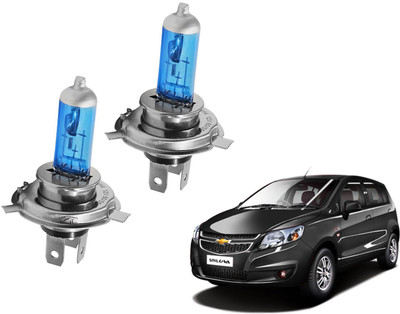 WolkomHome Car H4 halogen headlight bulb 12V 130/100W 5000K Cool Blue Headlights Lamp Light Bulb Replacement for Chevrolet Sail UVA Headlight Car Halogen for Chevrolet (12 V, 100 W)(Sail UVA, Pack of 2) WolkomHome Car H4 halogen headlight bulb 12V 130/100W 5000K Cool Blue Headlights Lamp Light Bulb Replacement for Chevrolet Sail UVA Headlight Car Halogen for Chevrolet (12 V, 100 W)(Sail UVA, Pack of 2)