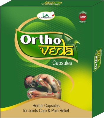 la nutraceuticals Ortho Veda Pain Relief & Joint Care - 10 Herbal Capsules (Pack Of 10)(Pack of 10)