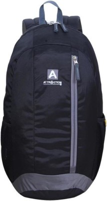Attraction 25 L (1 Compartment - Small Size for Daily Use) 25 L Backpack(Grey)