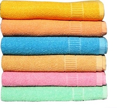 VORDVIGO Cotton 400 GSM Bath Towel Set(Pack of 6)