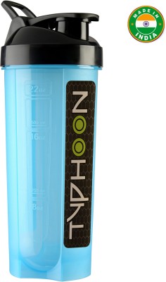 HAANS Typhoon Gym Shaker Blue Colour 700 ml Shaker(Pack of 1, Blue, Plastic)