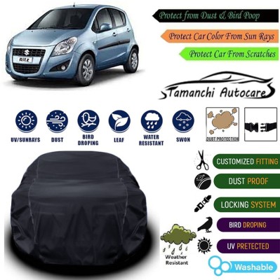 Tamanchi Autocare Car Cover For Maruti Suzuki Ritz(Black)