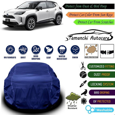 Tamanchi Autocare Car Cover For Toyota Universal For Car(Blue)