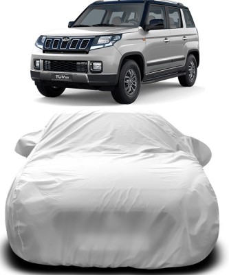 Gavya Car Cover For Mahindra TUV300 (With Mirror Pockets)(Silver)