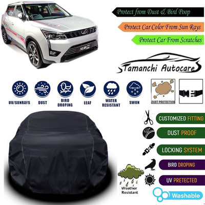 Tamanchi Autocare Car Cover For Mahindra XUV 300(Black)
