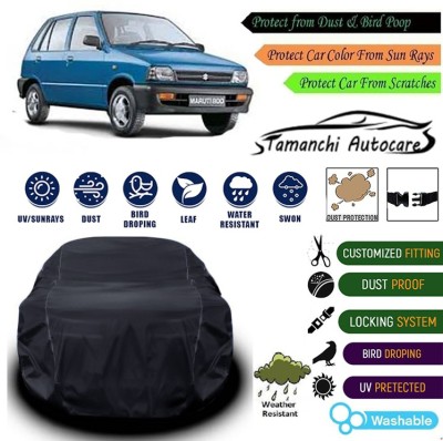 Tamanchi Autocare Car Cover For Maruti Suzuki 800(Black)