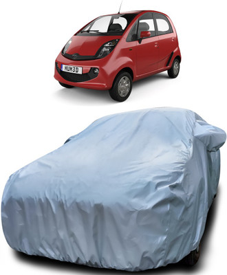APNEK Car Cover For Tata Nano Genx (With Mirror Pockets)(Silver)