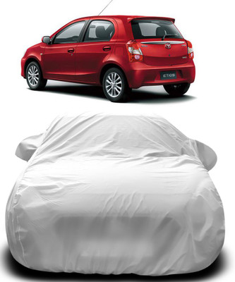 APNEK Car Cover For Toyota Etios Liva (With Mirror Pockets)(Silver)