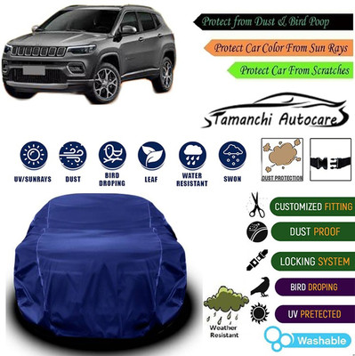 Tamanchi Autocare Car Cover For Jeep Universal For Car(Blue)