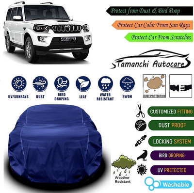 Tamanchi Autocare Car Cover For Mahindra Universal For Car(Blue)